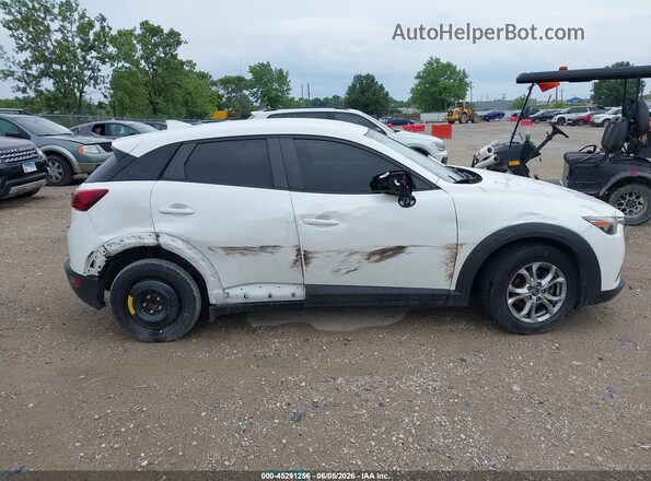 JM1DKDB75J0331106 2018 MAZDA CX-3 White Սալոնի հետևի տեսք