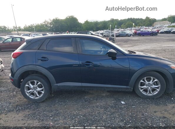 JM1DKDB76H0166113 2017 MAZDA CX-3 Синий Вид задней части салона