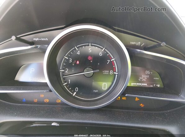 JM1DKDB78L1472779 2020 MAZDA CX-3 White უკანა სავარძლების ხედი