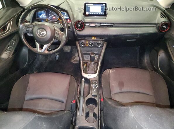 JM1DKDC70H0144588 2017 MAZDA CX-3 Серебряный Вид панели приборов