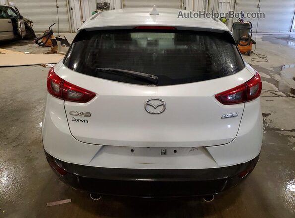 JM1DKDC70H0144588 2017 MAZDA CX-3 Серебряный Вид сзади