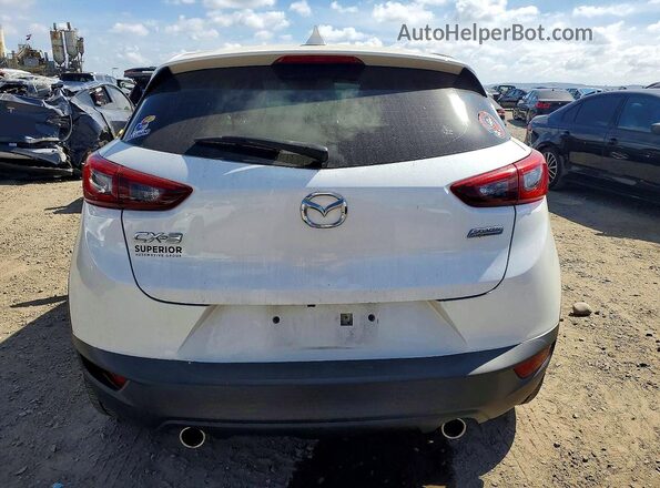 JM1DKDC70K1460610 2019 MAZDA CX-3 White Rear view