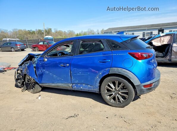 JM1DKDC71H0162680 2017 MAZDA CX-3 Blue Tył lewy