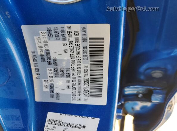 JM1DKDC71H0162680 2017 MAZDA CX-3 Blue Widok komory silnika