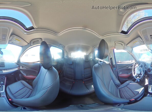JM1DKDC71H0162680 2017 MAZDA CX-3 Blue Widok naklejki z numerem VIN