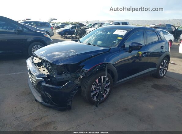 JM1DKDC73K1453179 2019 MAZDA CX-3 Синий Вид спереди