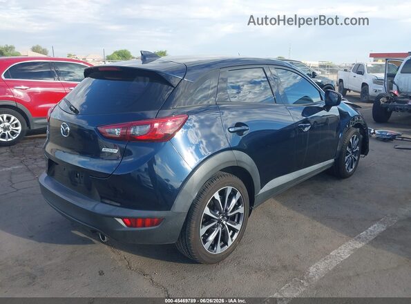 JM1DKDC73K1453179 2019 MAZDA CX-3 Синий Задняя правая четверть