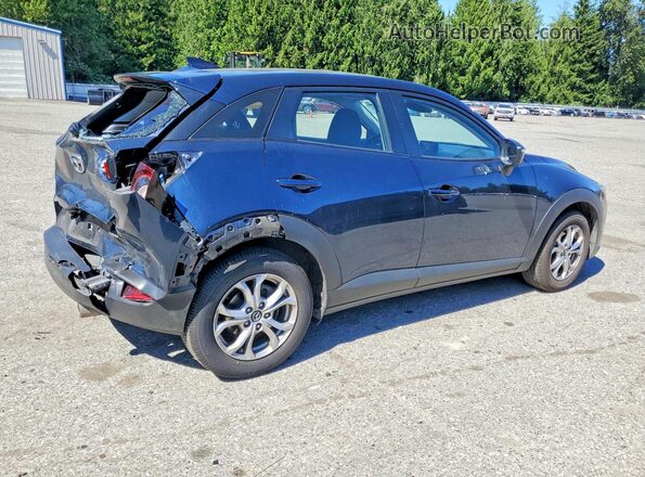 JM1DKFB71K0445598 2019 MAZDA CX-3 Blue Tył prawy