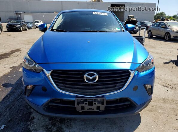 JM1DKFB72H0155248 2017 MAZDA CX-3 Синий Вид спереди