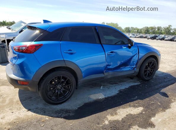JM1DKFB72H0155248 2017 MAZDA CX-3 Синий Задняя правая четверть