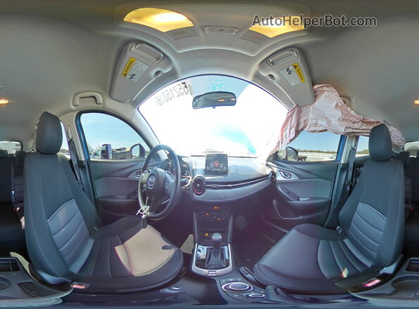 JM1DKFB72H0155248 2017 MAZDA CX-3 Синий Панорамный вид салона 360°