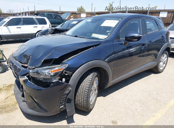 JM1DKFB72K0413467 2019 MAZDA CX-3 Blue Przód lewy