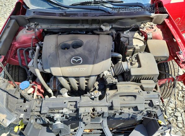 JM1DKFB73J0332444 2018 MAZDA CX-3 Red ძრავის განყოფილების ხედი