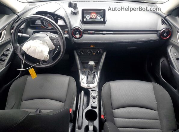 JM1DKFB74H0149323 2017 MAZDA CX-3 Black Առջևի վահանակի տեսք