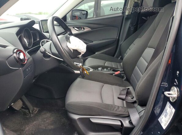 JM1DKFB74H0149323 2017 MAZDA CX-3 Black Սալոնի դիմացի տեսք