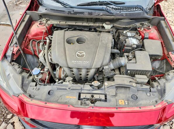 JM1DKFB74J0325129 2018 MAZDA CX-3 Красный Вид подкапотного пространства