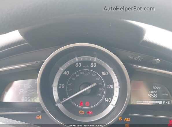 JM1DKFB76H0151154 2017 MAZDA CX-3 White Vista de los asientos traseros