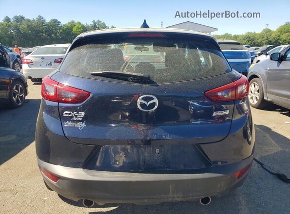 JM1DKFB77G0129145 2016 MAZDA CX-3 Blue Вид ззаду