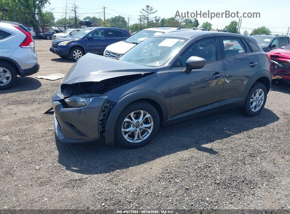 JM1DKFB78H0172930 2017 MAZDA CX-3 Gray Передня ліва чверть