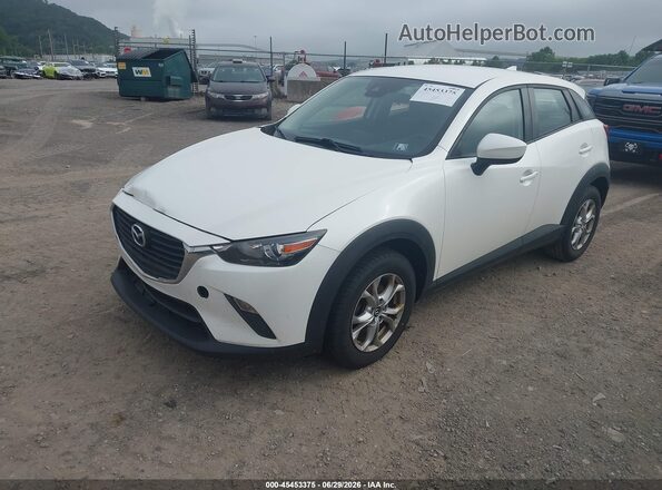 JM1DKFB78J0300721 2018 MAZDA CX-3 Белый Передняя левая четверть