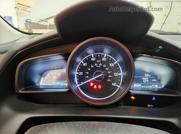 JM1DKFB78K1459833 2019 MAZDA CX-3 Белый Вид щитка приборов