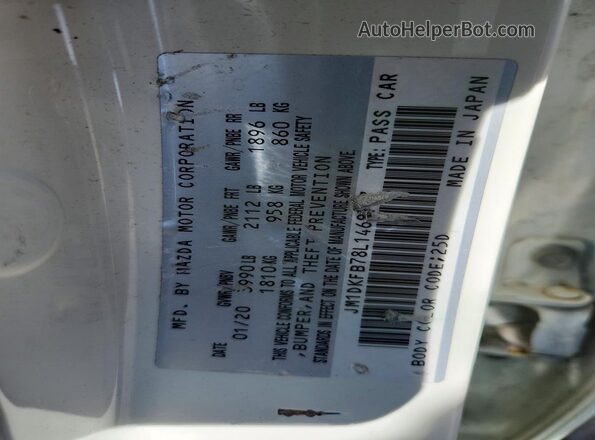 JM1DKFB78L1469747 2020 MAZDA CX-3 White Engine compartment view