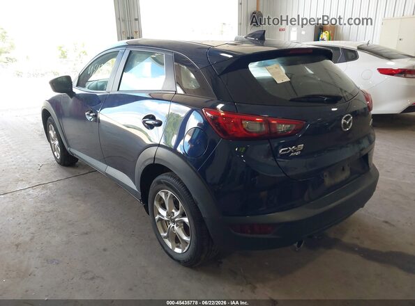 JM1DKFB79K1449344 2019 MAZDA CX-3 Blue Задня ліва чверть