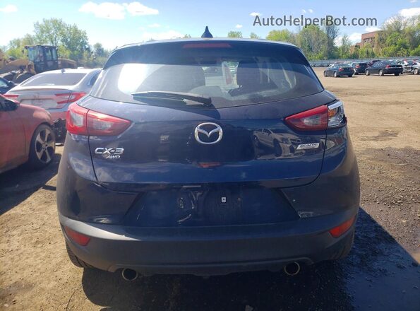 JM1DKFC70H0172936 2017 MAZDA CX-3 Blue უკანა ხედი