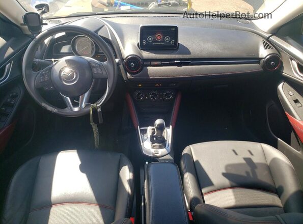 JM1DKFC70H0172936 2017 MAZDA CX-3 Blue წინა პანელის ხედი