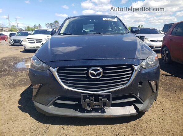 JM1DKFC70H0172936 2017 MAZDA CX-3 Blue წინა ხედი