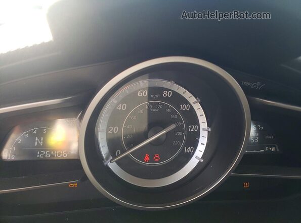 JM1DKFC70H0172936 2017 MAZDA CX-3 Blue ხელსაწყოთა პანელის ხედი
