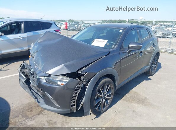 JM1DKFC70H0172970 2017 MAZDA CX-3 Серый Передняя левая четверть