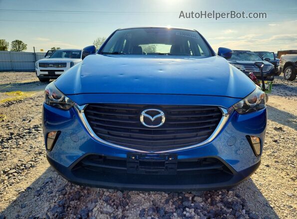 JM1DKFC70H0176310 2017 MAZDA CX-3 Blue Widok z przodu