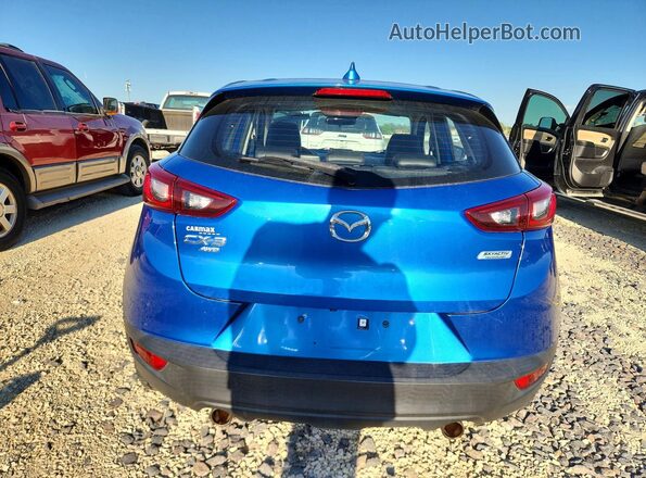 JM1DKFC70H0176310 2017 MAZDA CX-3 Blue Widok z tyłu