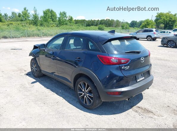 JM1DKFC70J0314580 2018 MAZDA CX-3 Blue Հետևի ձախ