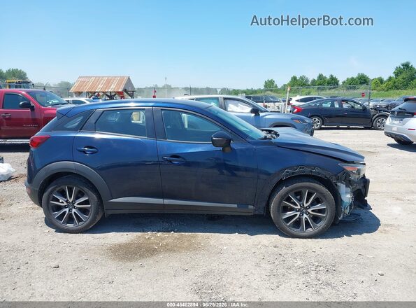 JM1DKFC70J0314580 2018 MAZDA CX-3 Blue Սալոնի 360 աստիճան տեսք