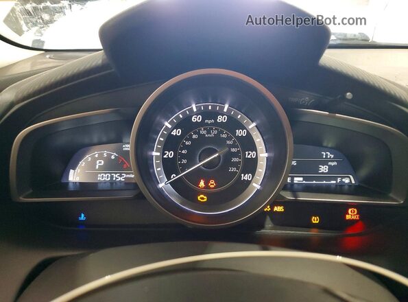 JM1DKFC71H0146295 2017 MAZDA CX-3 Black Սարքավորումների վահանակի տեսք
