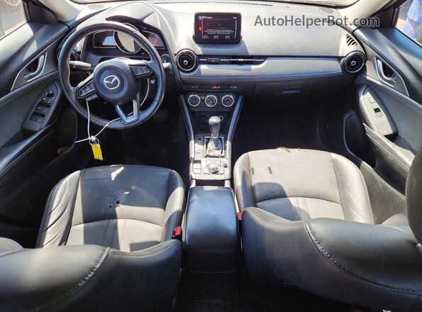 JM1DKFC71K0403186 2019 MAZDA CX-3 Blue Vista del salpicadero