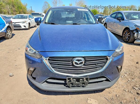 JM1DKFC71K0403186 2019 MAZDA CX-3 Blue Vista frontal