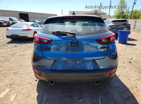 JM1DKFC71K0403186 2019 MAZDA CX-3 Blue Vista trasera