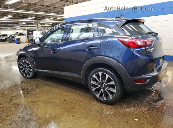 JM1DKFC71K0408064 2019 MAZDA CX-3 Синий Задняя левая четверть