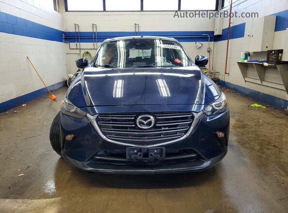 JM1DKFC71K0408064 2019 MAZDA CX-3 Синий Вид спереди