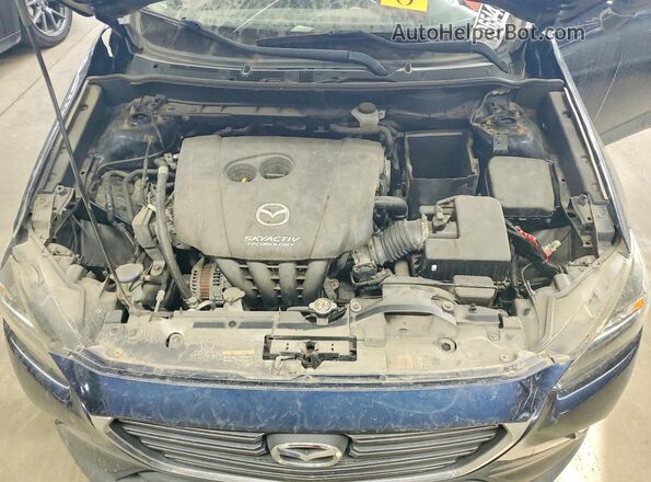JM1DKFC71K0408064 2019 MAZDA CX-3 Синий Вид задней части салона
