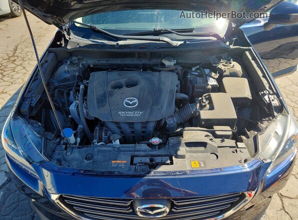 JM1DKFC72K0435810 2019 MAZDA CX-3 Синий Вид задней части салона