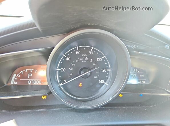 JM1DKFC72K0435810 2019 MAZDA CX-3 Синий Вид щитка приборов