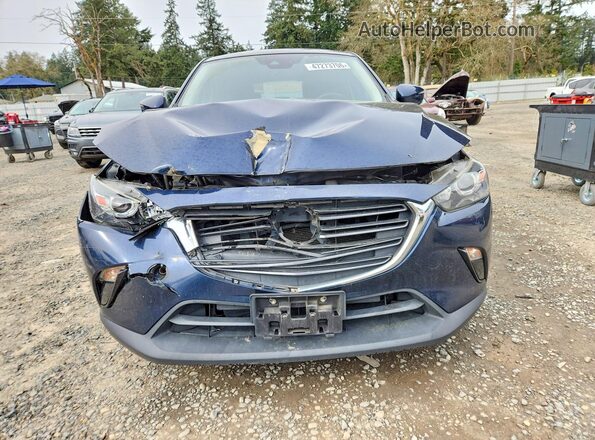 JM1DKFC74K1434670 2019 MAZDA CX-3 Синий Вид спереди