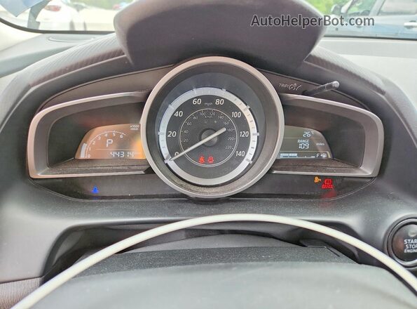 JM1DKFC75H0178344 2017 MAZDA CX-3 Gray ხელსაწყოთა პანელის ხედი