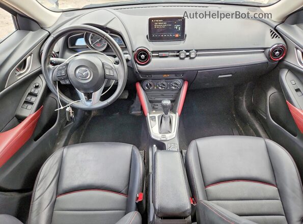 JM1DKFC75H0178344 2017 MAZDA CX-3 Gray წინა პანელის ხედი