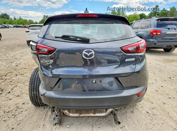 JM1DKFC75H0178344 2017 MAZDA CX-3 Gray უკანა ხედი