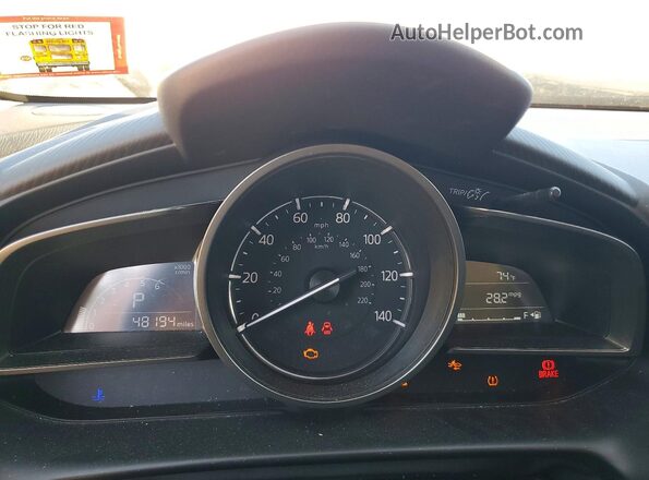 JM1DKFC75J0318186 2018 MAZDA CX-3 Белый Вид щитка приборов